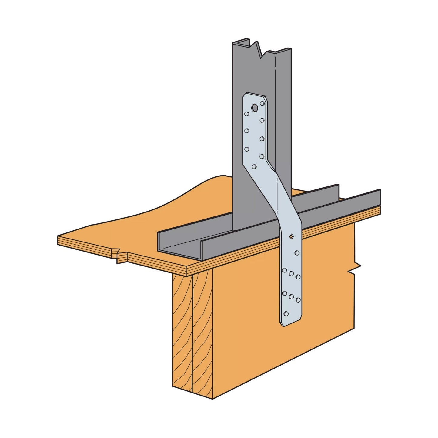 Simpson H6 Hurricane tie installation