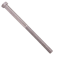 3/8"-16 x 10" Conquest A307 Grade A Hex Bolt w/6" Thread - Hot Dip Galvanized, Pkg 180