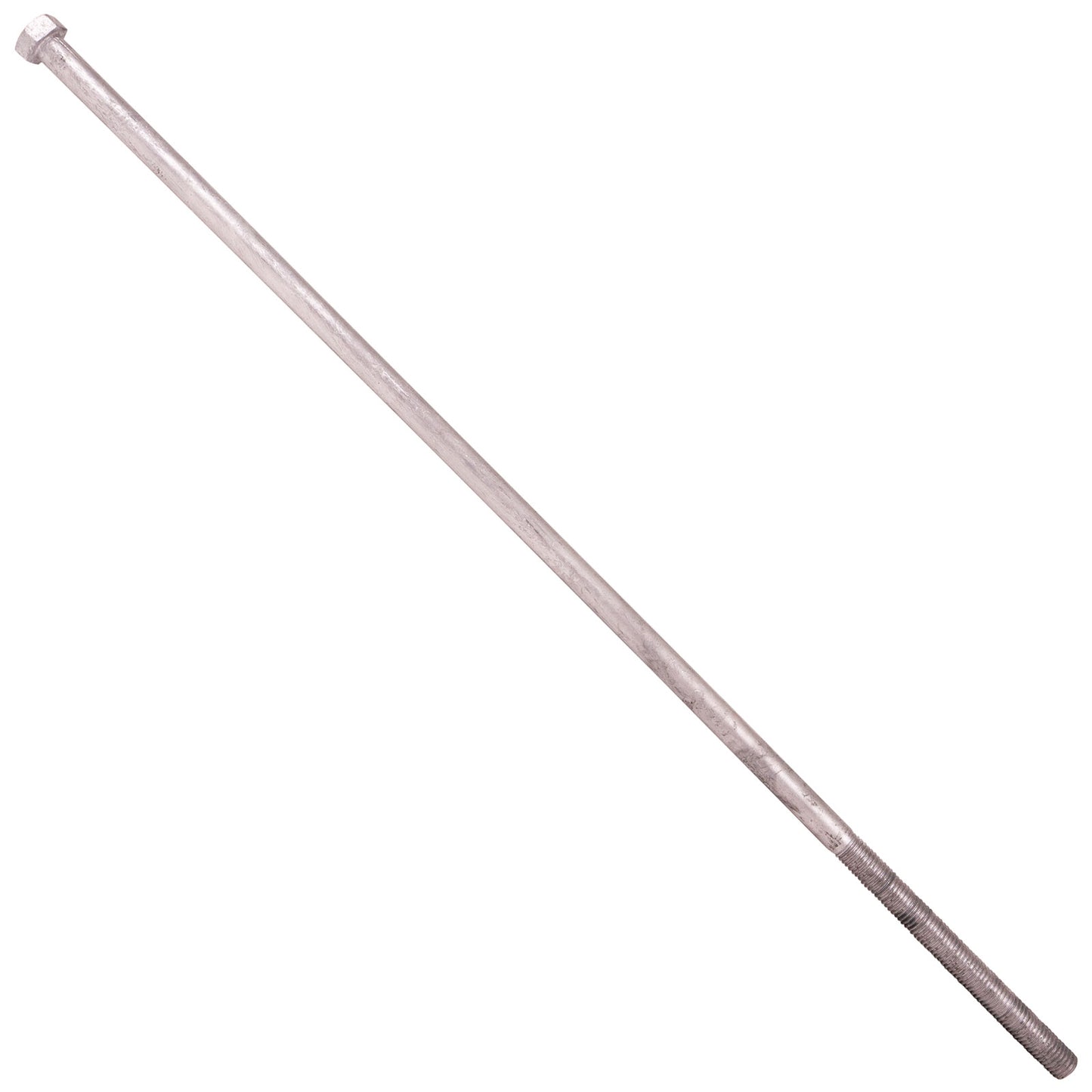 5/8"-11 x 28" Conquest A307 Grade A Hex Bolt - Hot Dip Galvanized