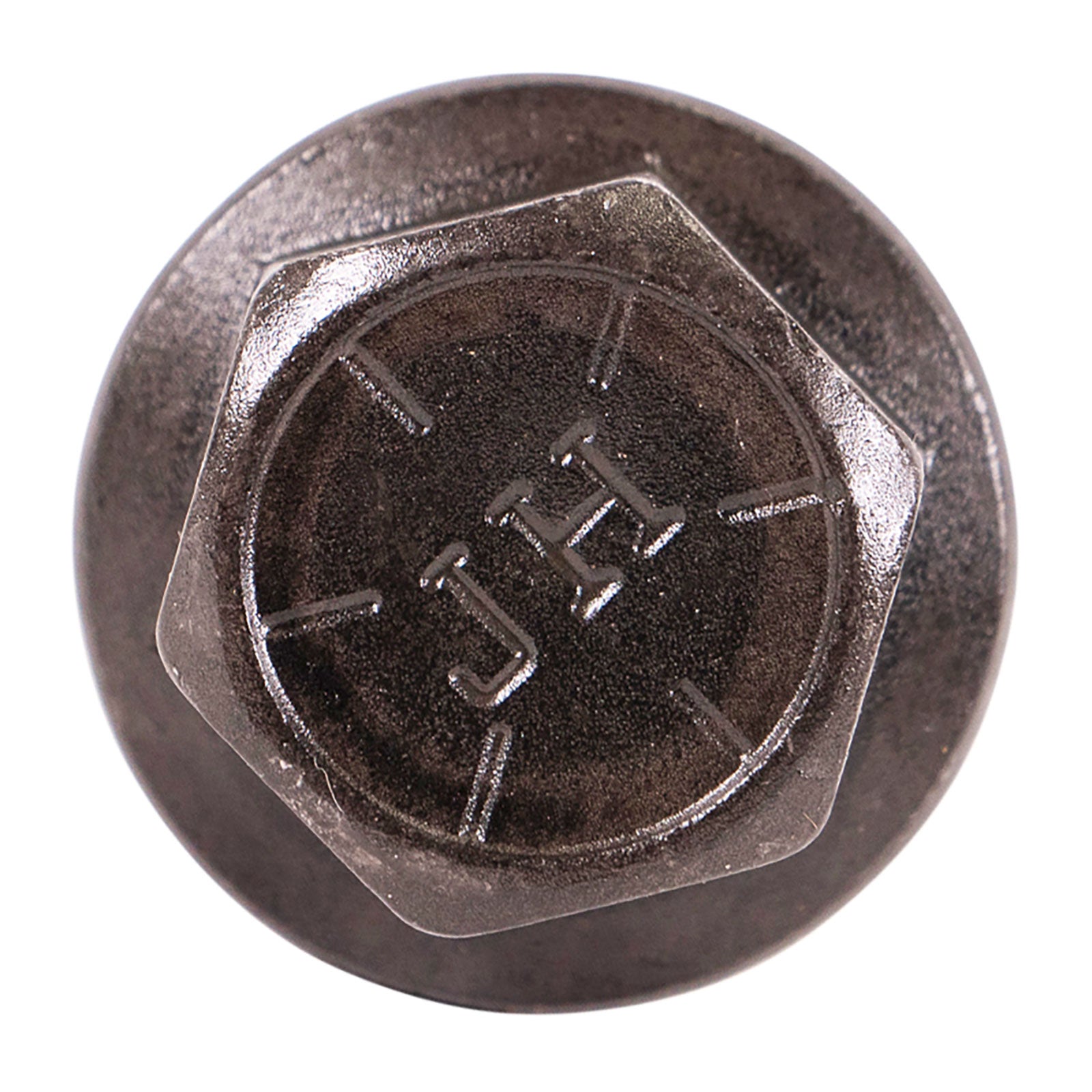 5/8"-18 x 2-1/2" Conquest Grade 8 Indented Fine Thread Flange Bolt - Black Phosphate & Oil