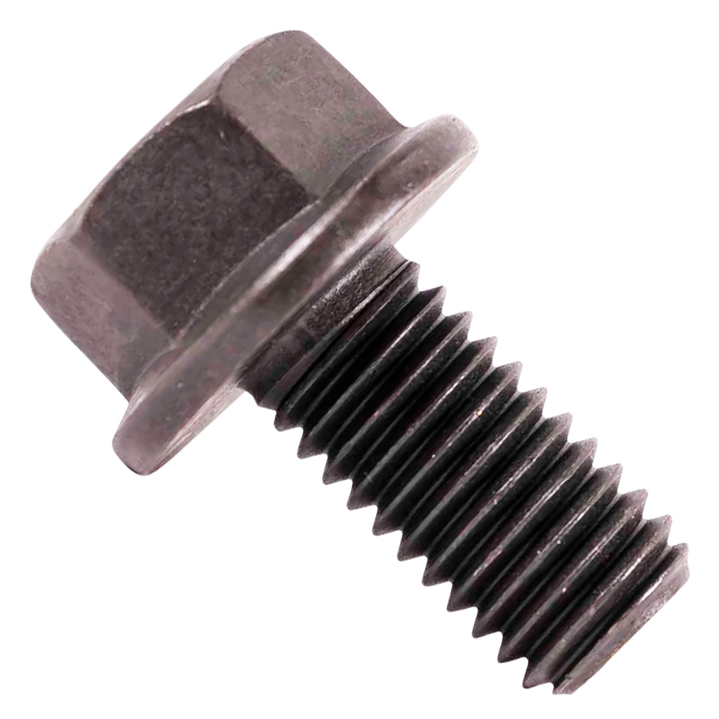 1/2"-13 x 1" Conquest Grade 8 Indented Flange Bolt - Black Phosphate & Oil