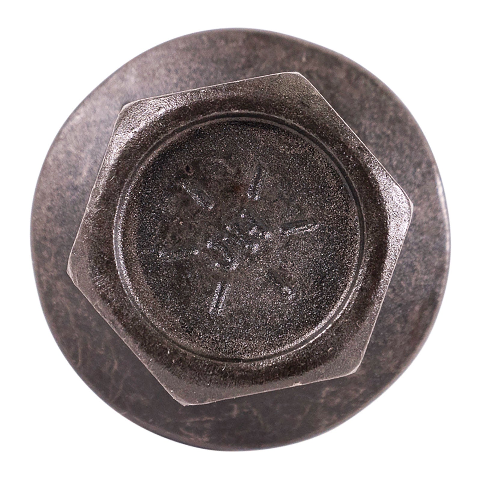 1/2"-13 x 1" Conquest Grade 8 Indented Flange Bolt - Black Phosphate & Oil