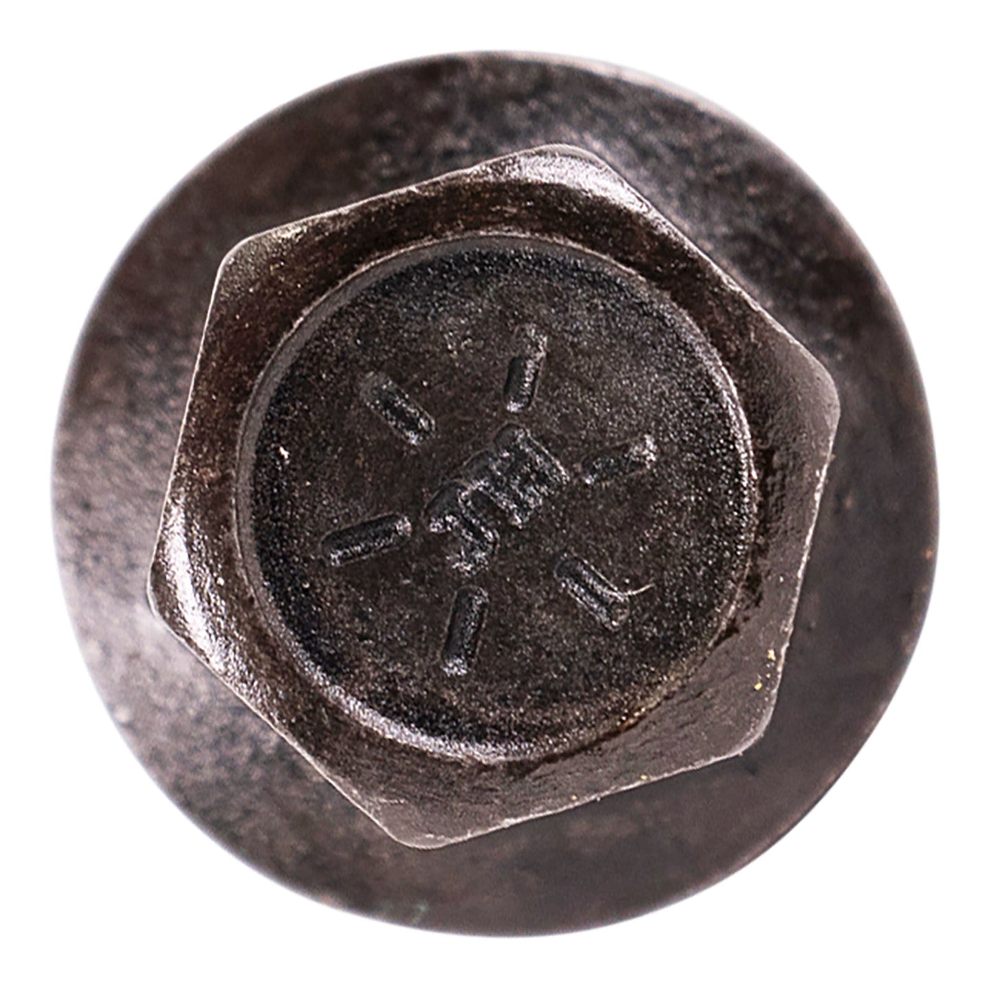1/4"-20 x 5/8" Conquest Grade 8 Indented Flange Bolt - Black Phosphate & Oil