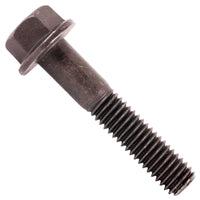 3/8"-16 x 2" Conquest Grade 8 Indented Flange Bolt - Black Phosphate & Oil