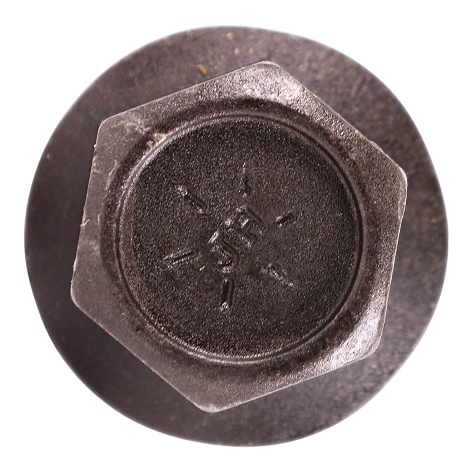 3/8"-16 x 2" Conquest Grade 8 Indented Flange Bolt - Black Phosphate & Oil