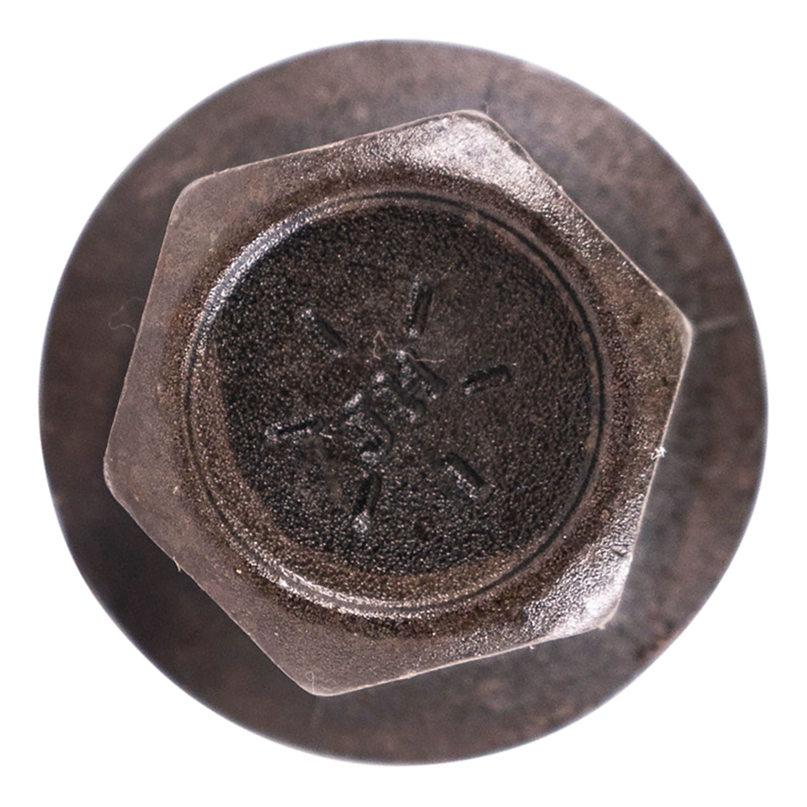 3/8"-16 x 3" Conquest Grade 8 Indented Flange Bolt - Black Phosphate & Oil