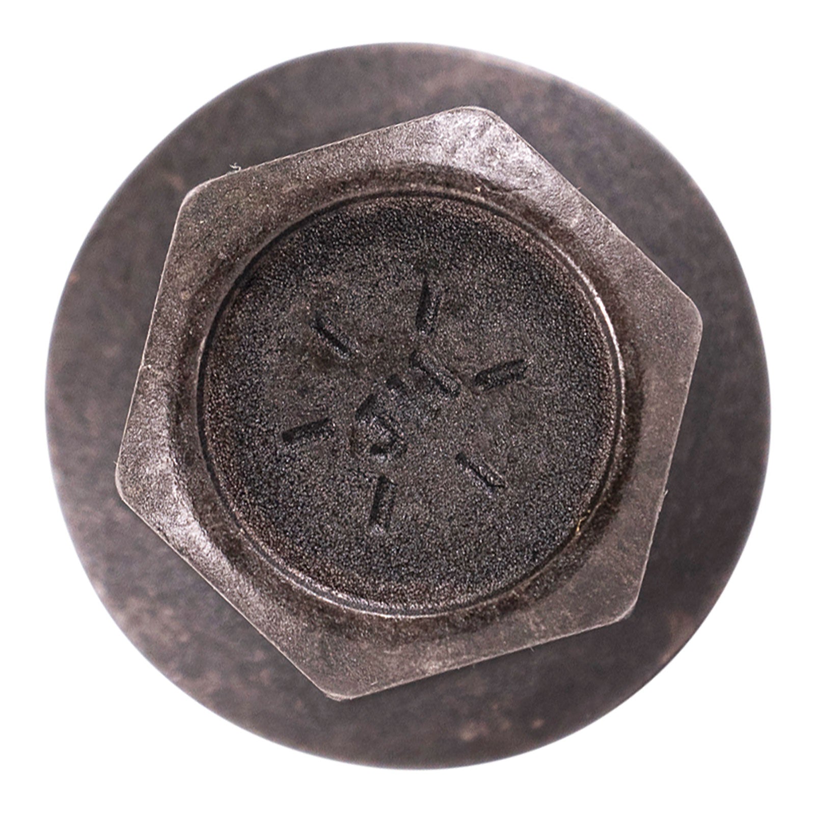 3/8"-16 x 3/4" Conquest Grade 8 Indented Flange Bolt - Black Phosphate & Oil