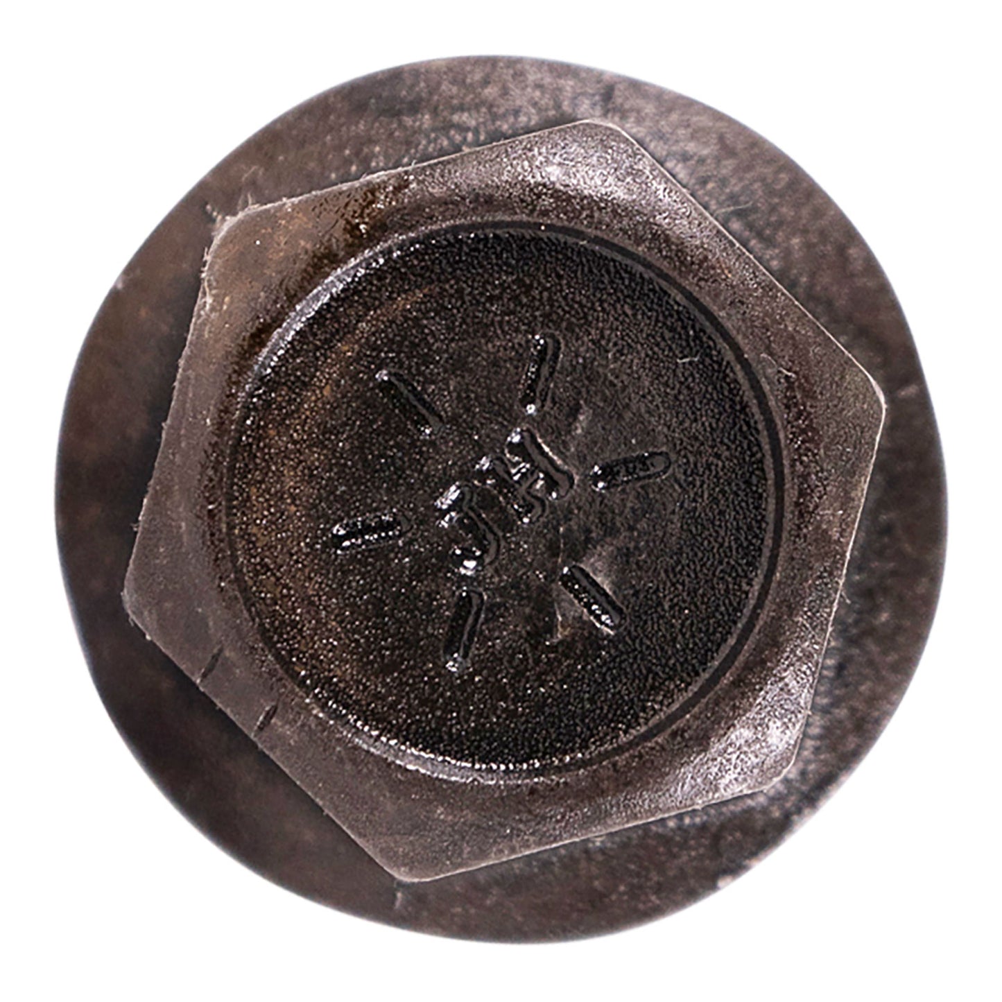 5/16"-18 x 2-1/2" Conquest Grade 8 Indented Flange Bolt - Black Phosphate & Oil