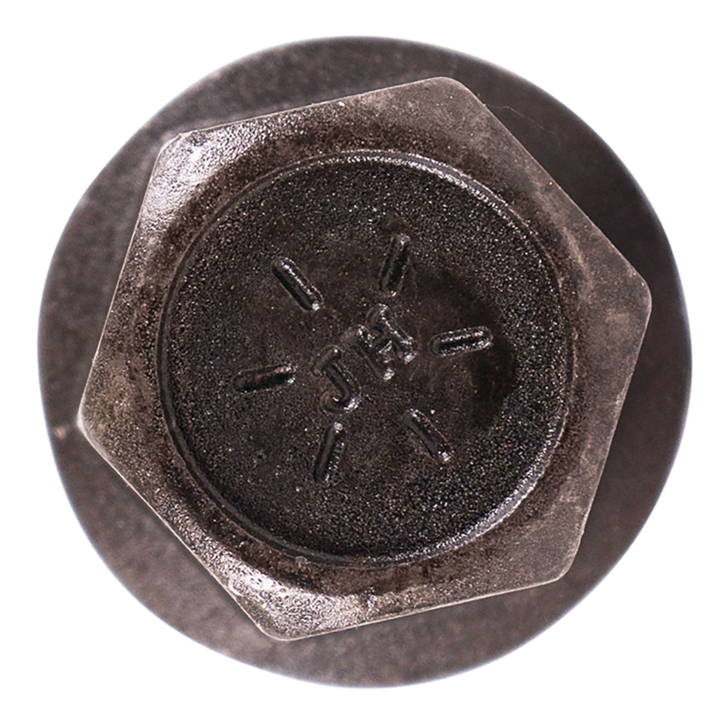 5/16"-18 x 2-1/4" Conquest Grade 8 Indented Flange Bolt - Black Phosphate & Oil