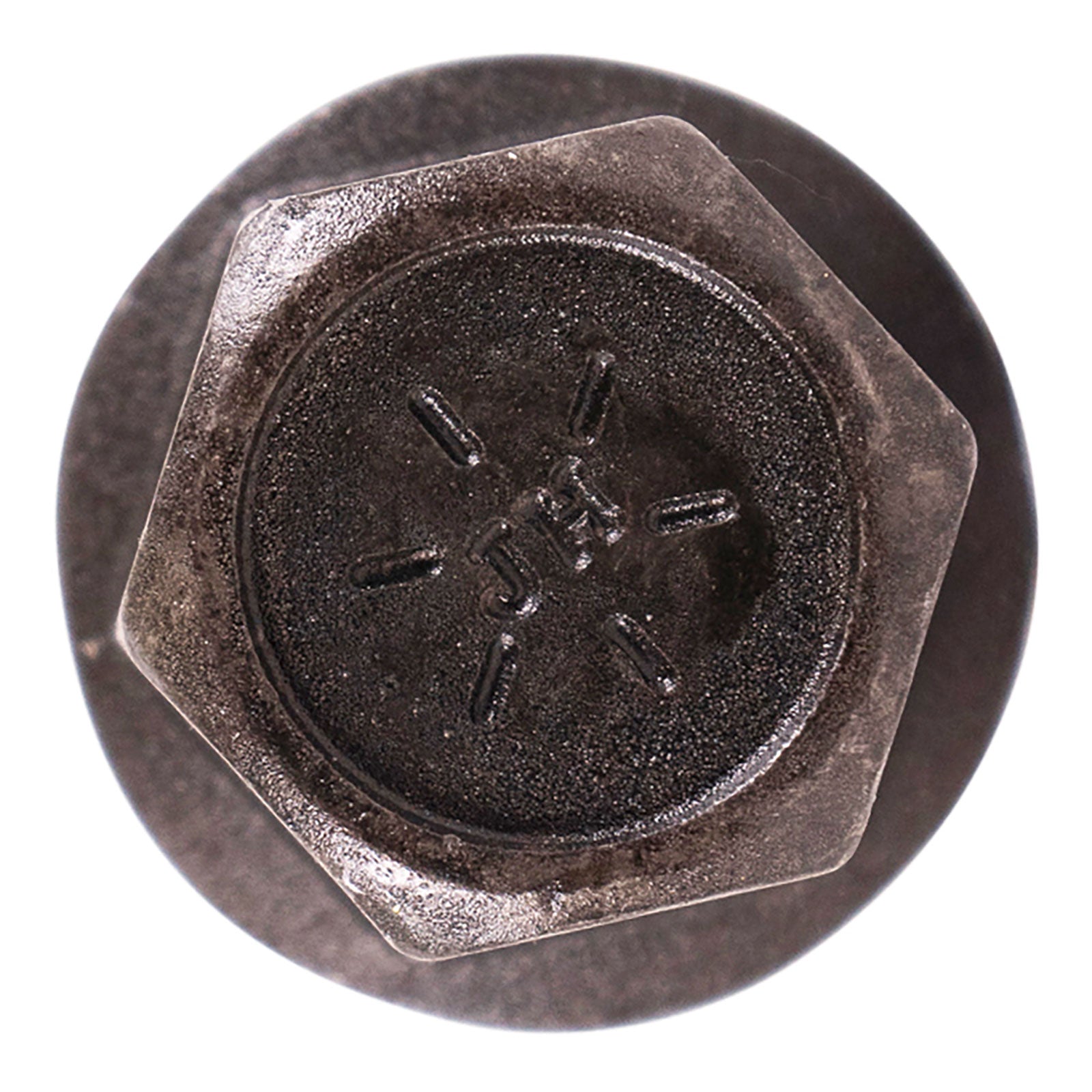 5/16"-18 x 2-1/4" Conquest Grade 8 Indented Flange Bolt - Black Phosphate & Oil