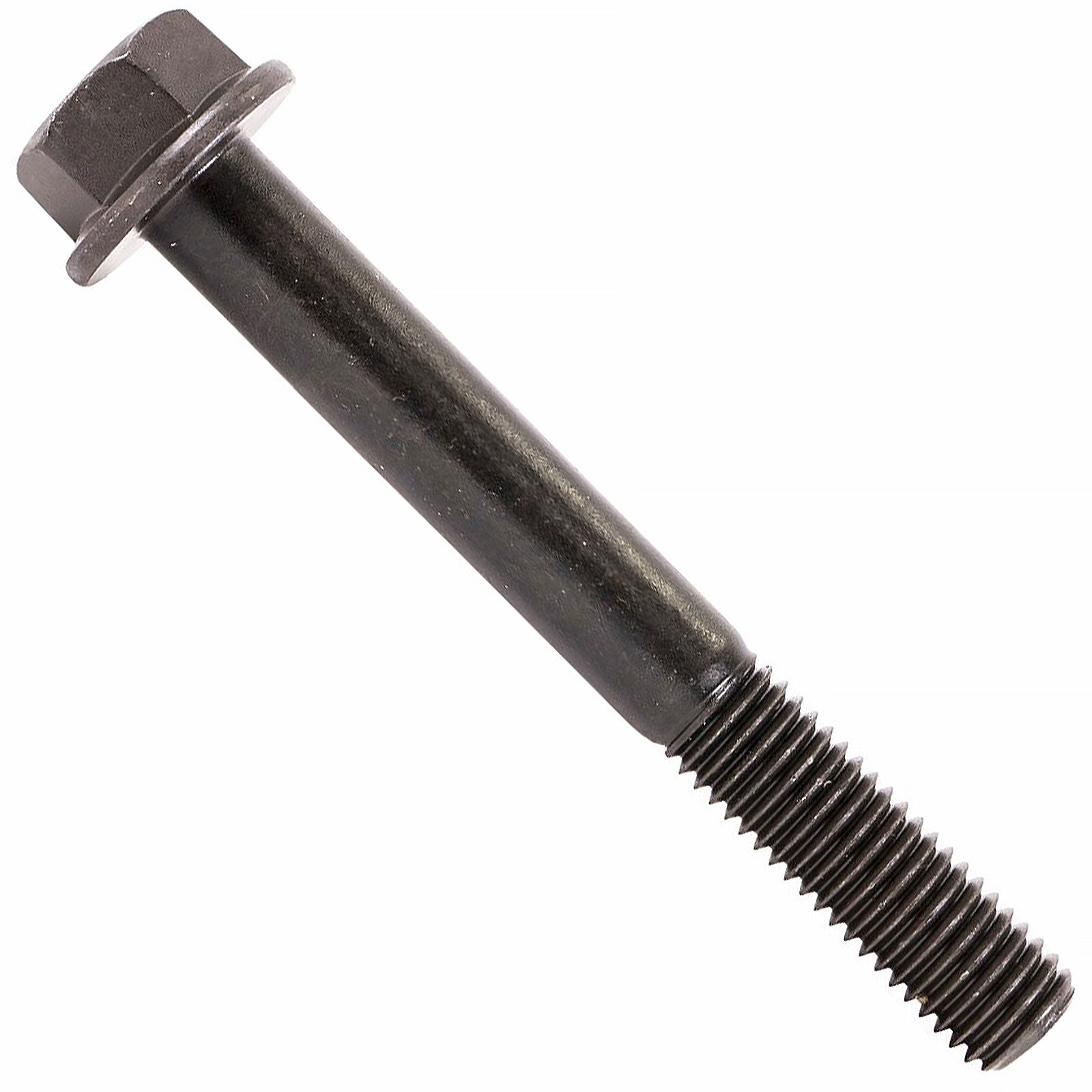5/8"-11 x 5-1/2" Conquest Grade 8 Indented Flange Bolt - Black Phosphate & Oil