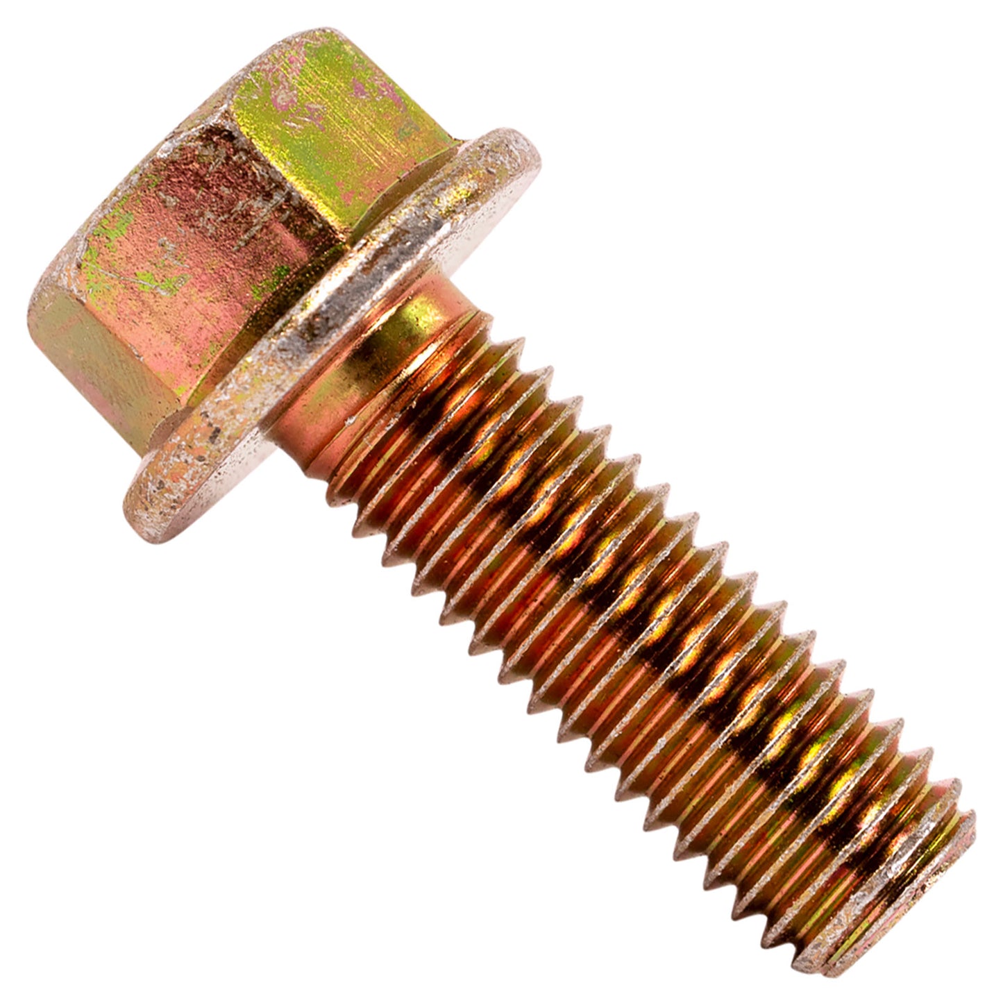 1/2"-13 x 1-1/2" Conquest Grade 8 Non-Serrated Flange Bolt - Zinc Yellow