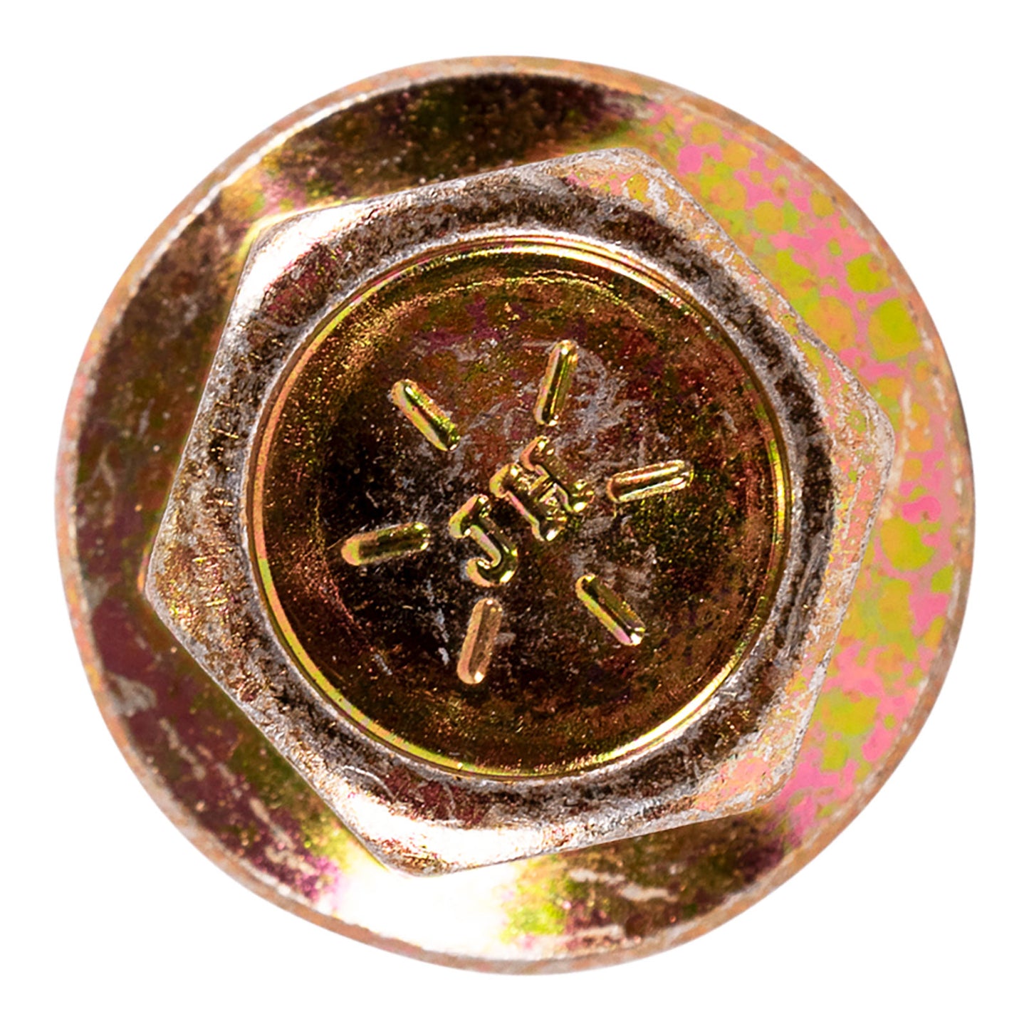 1/2"-13 x 3/4" Conquest Grade 8 Non-Serrated Flange Bolt - Zinc Yellow