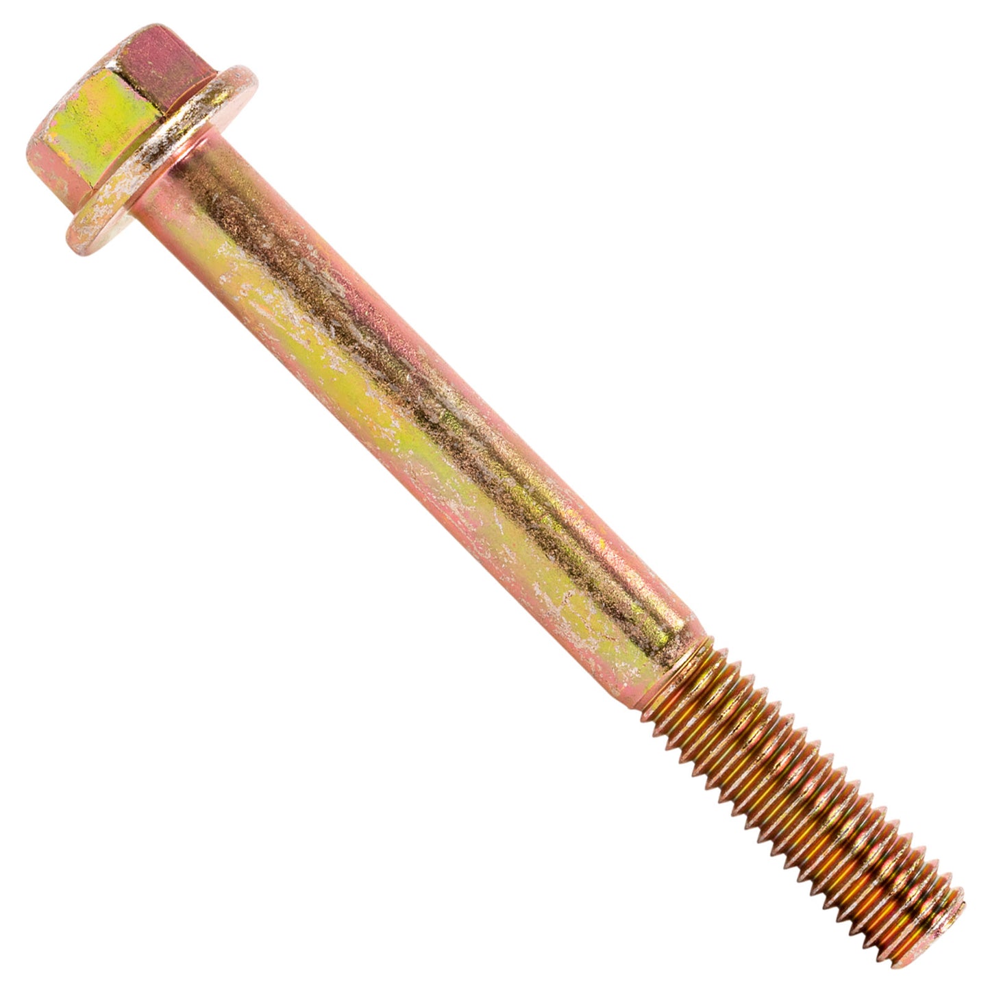 1/2"-13 x 4-1/2" Conquest Grade 8 Non-Serrated Flange Bolt - Zinc Yellow