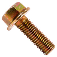 3/4"-10 x 2-1/4" Conquest Grade 8 Non-Serrated Flange Bolt - Zinc Yellow