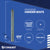 Hanger bolt with specifications on a blue background