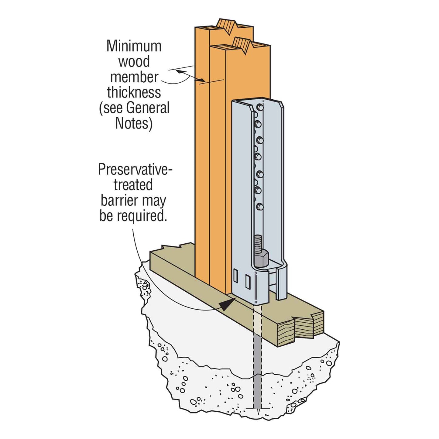 Simpson HDQ8-SDS3HDG 14" Quick-Install Holdown - Hot Dip Galvanized