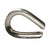 Stainless Steel T304 Extra Heavy Wire Rope Thimble - Crosby® SS-414
