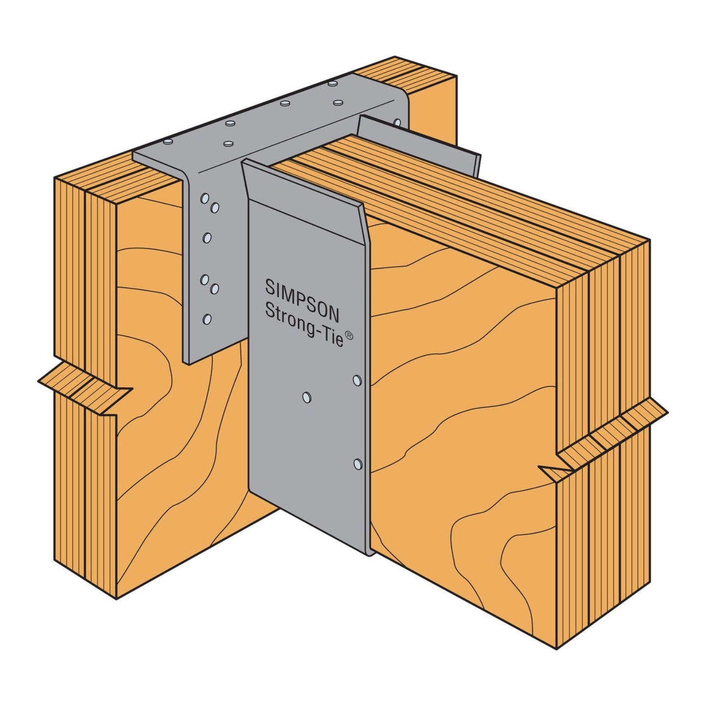 Simpson HGLT Heavy Glulam Top-Flange Hanger