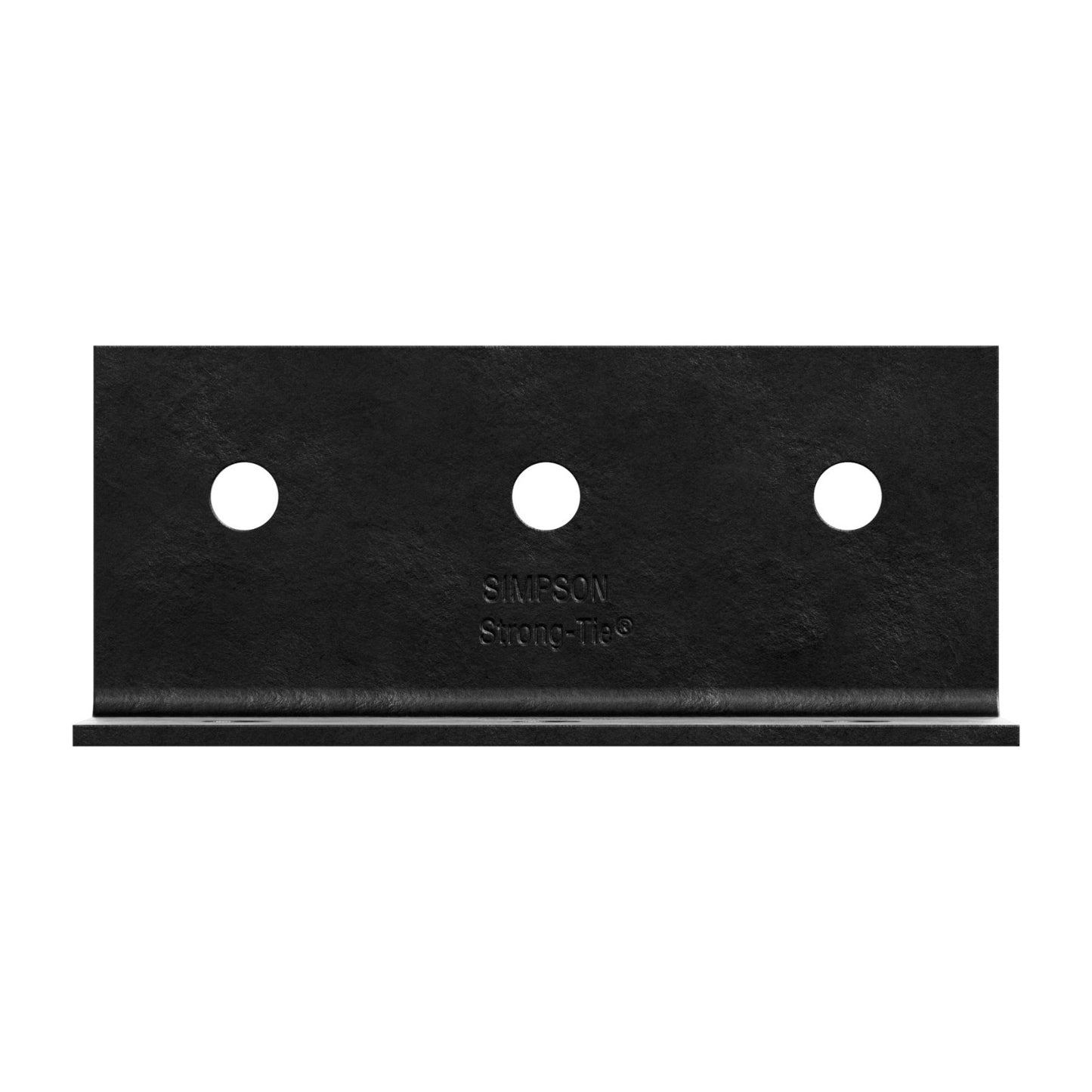 Simpson Strong-Tie HL37PC Heavy L-Shaped Reinforcing Framing Angle Bracket - Black Powder Coat