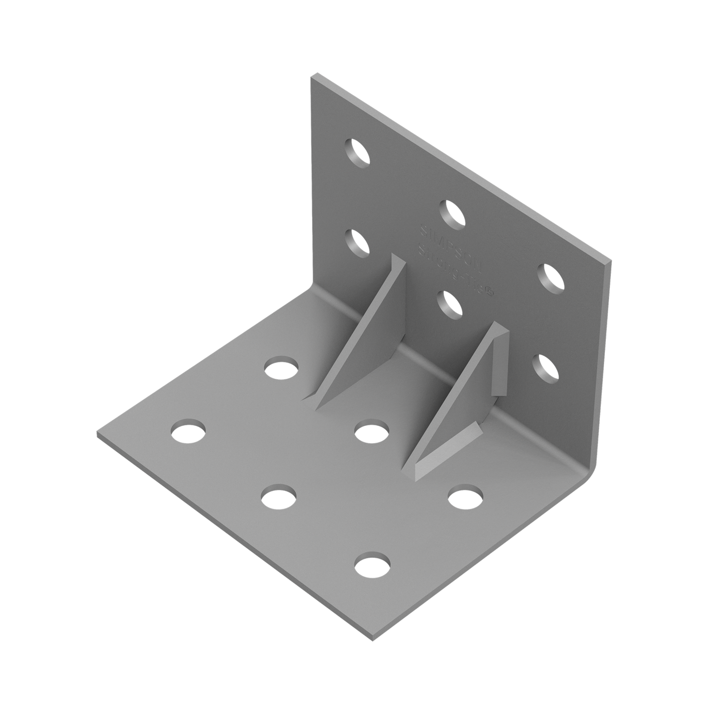 Simpson HL79G Heavy L-Shaped Angle - Gray Paint, Made to Order Non-Returnable