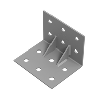 Simpson Strong-Tie HL79G 7x9 L-Shaped Heavy Framing Angle Bracket w/ Gusset - Gray Paint, Made to Order Non-Returnable