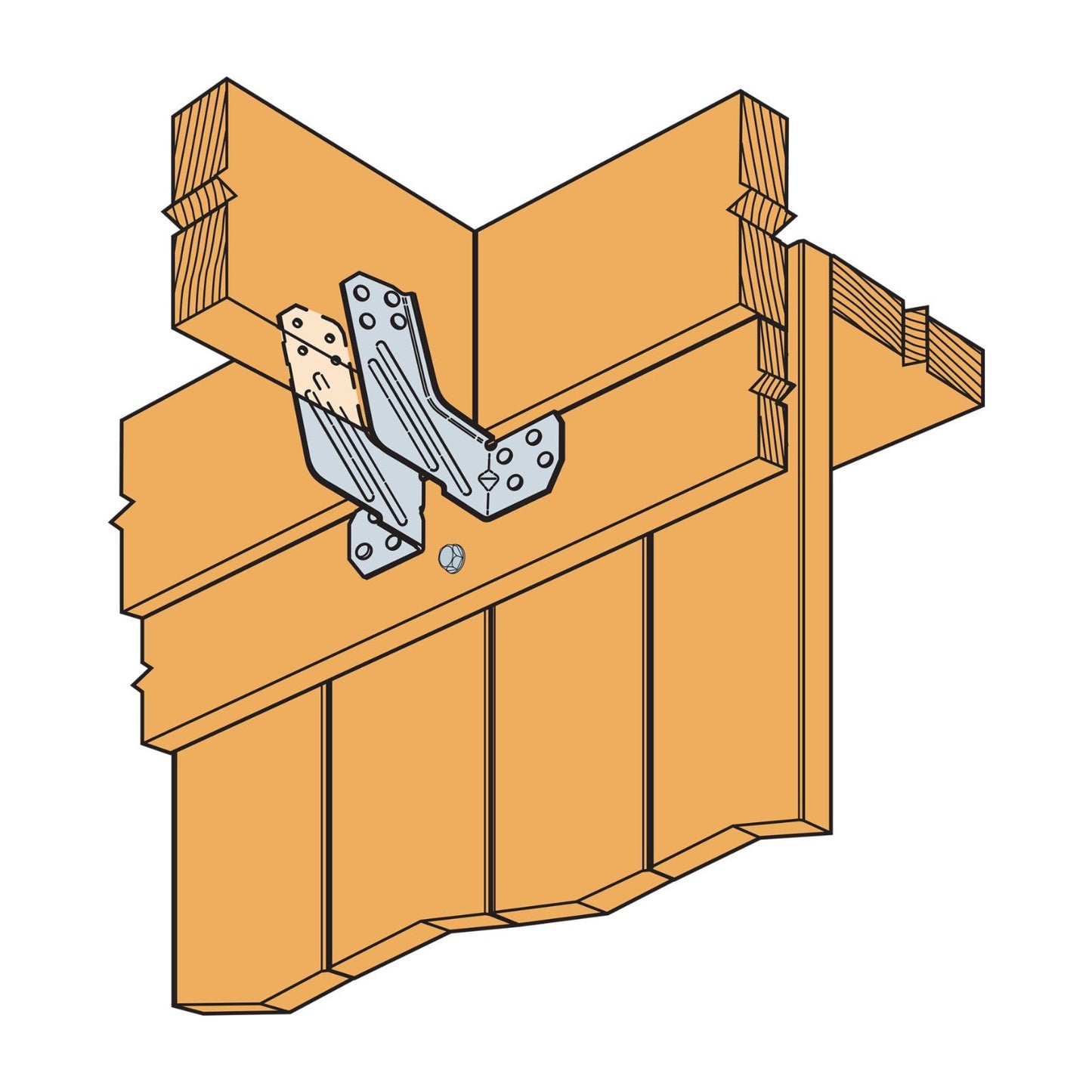 Simpson HPTZ Hurricane Tie installation