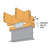 Simpson Strong-Tie HSLQ Heavy Shear Transfer Angle installation