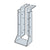 Simpson HUCTF Concealed Top Flange Face Mount Hanger - G90 Galvanized