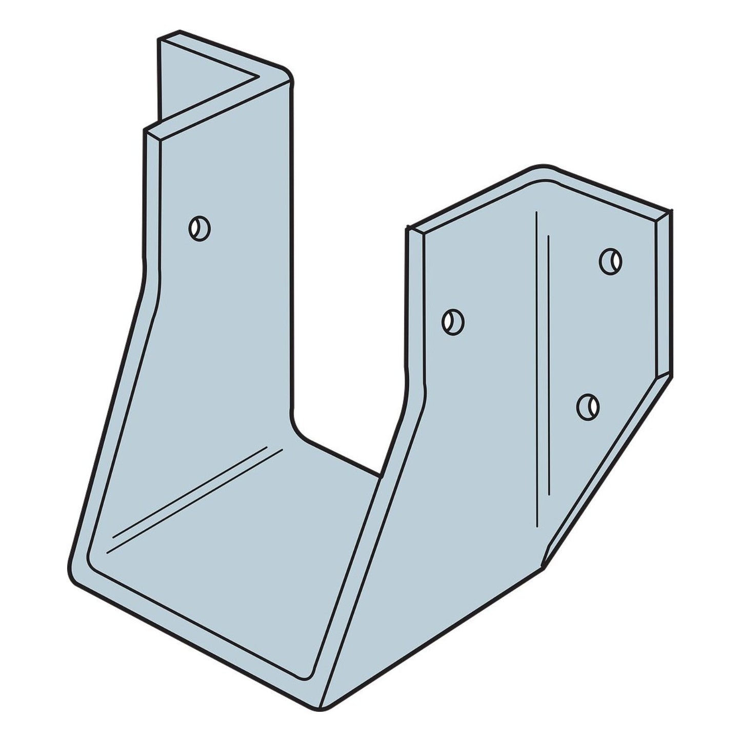 Simpson HU26-3X Triple 2x6 Face Mount Joist Hanger - Made to Order Non-Returnable