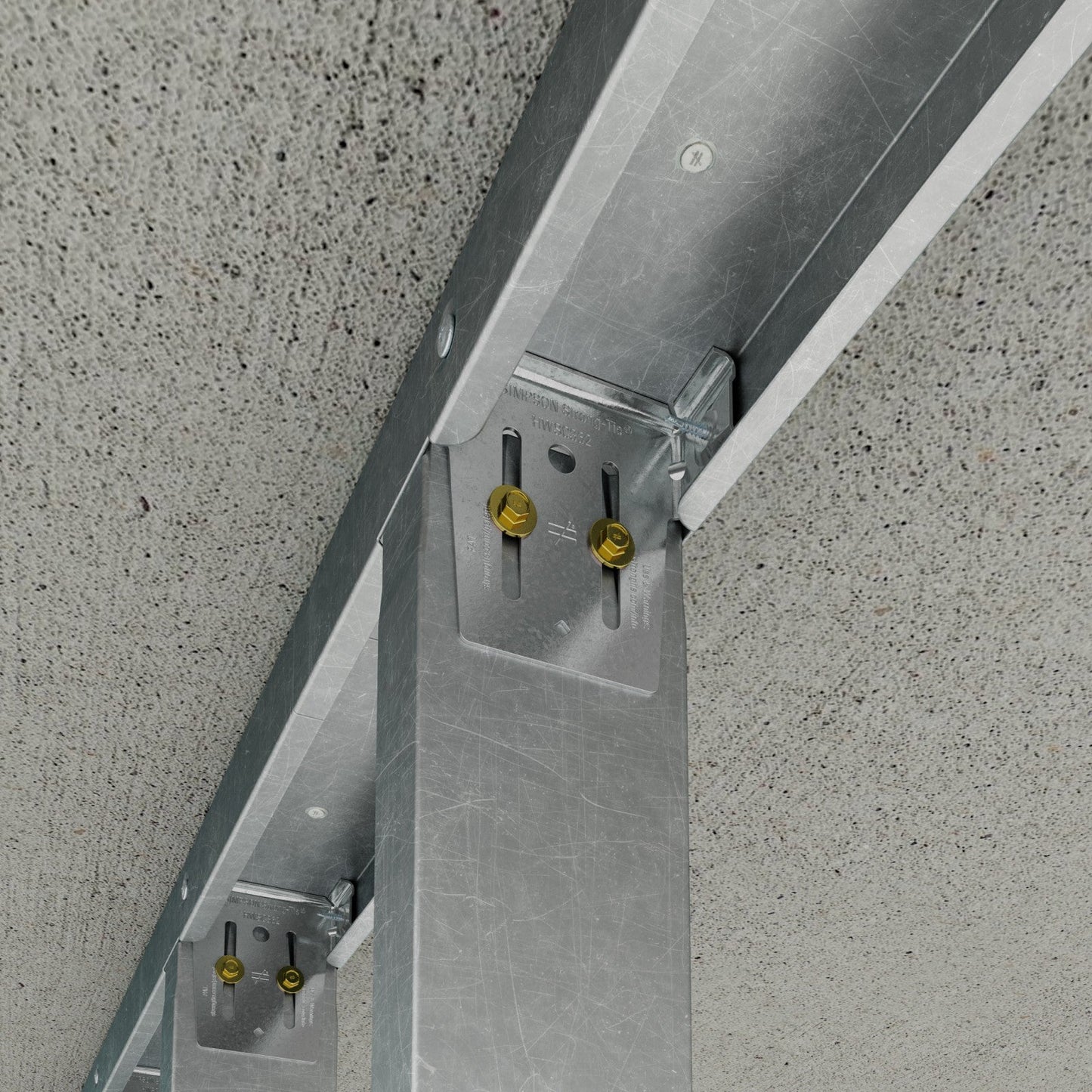 Simpson HWSC Head of Wall Side of Clip Connector installation