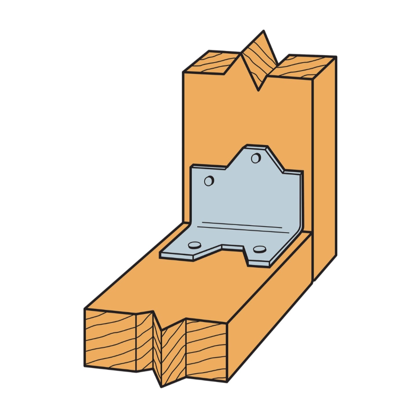 Simpson L30 3" Reinforcing Angle - G90 Galvanized