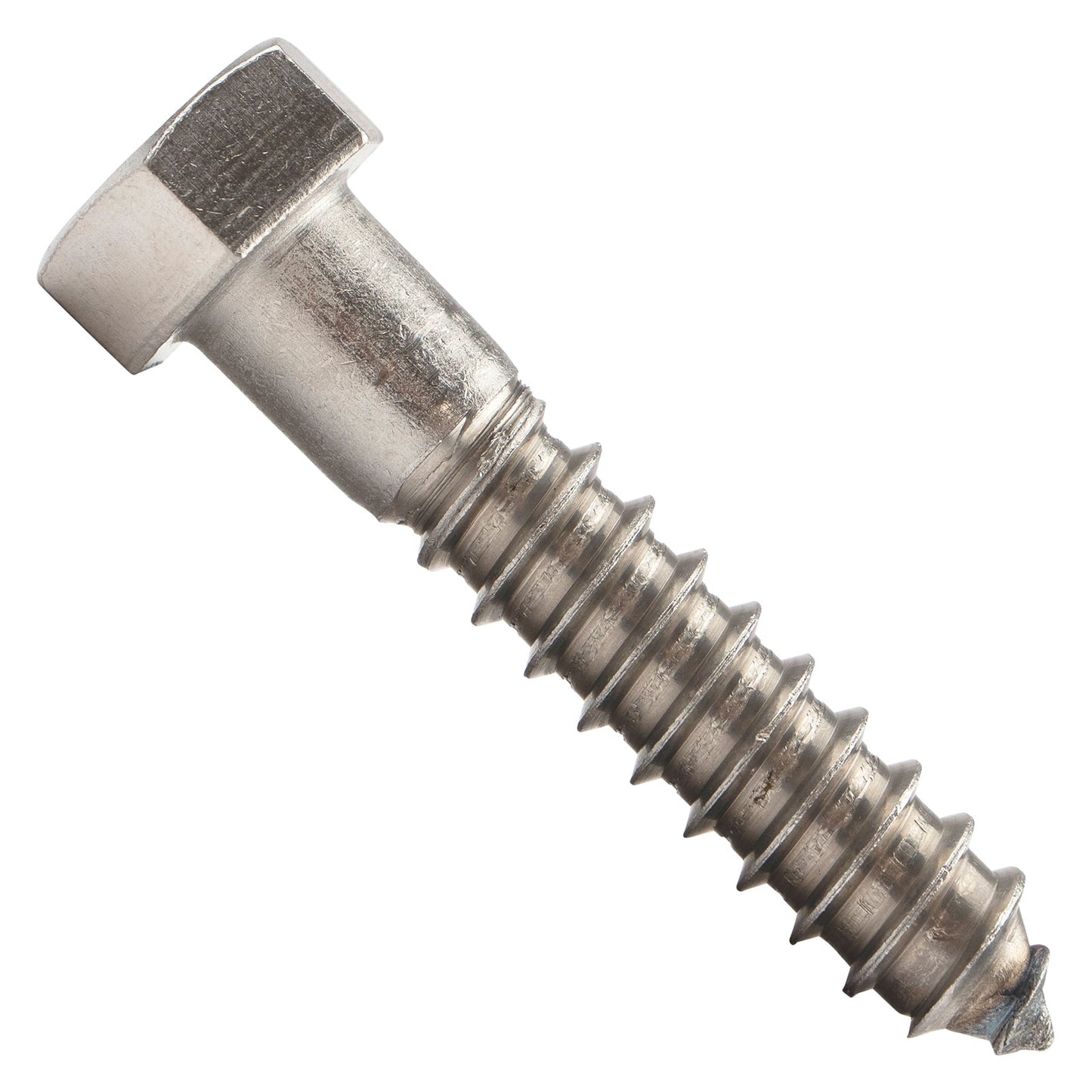 1/2"-6 x 2-1/2" Conquest Hex Head Lag Bolt for Wood - 304 Stainless Steel