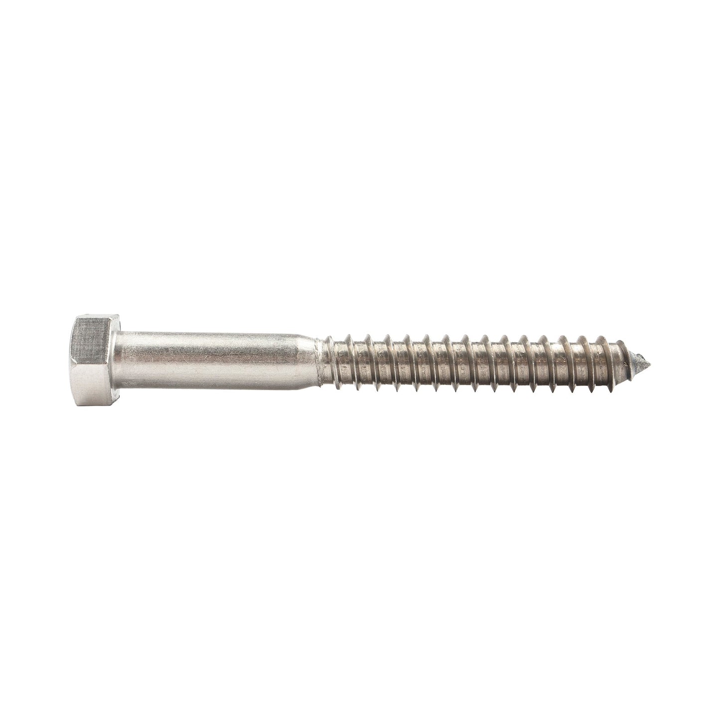 1/2"-6 x 4-1/2" Conquest Hex Head Lag Bolt for Wood - 304 Stainless Steel