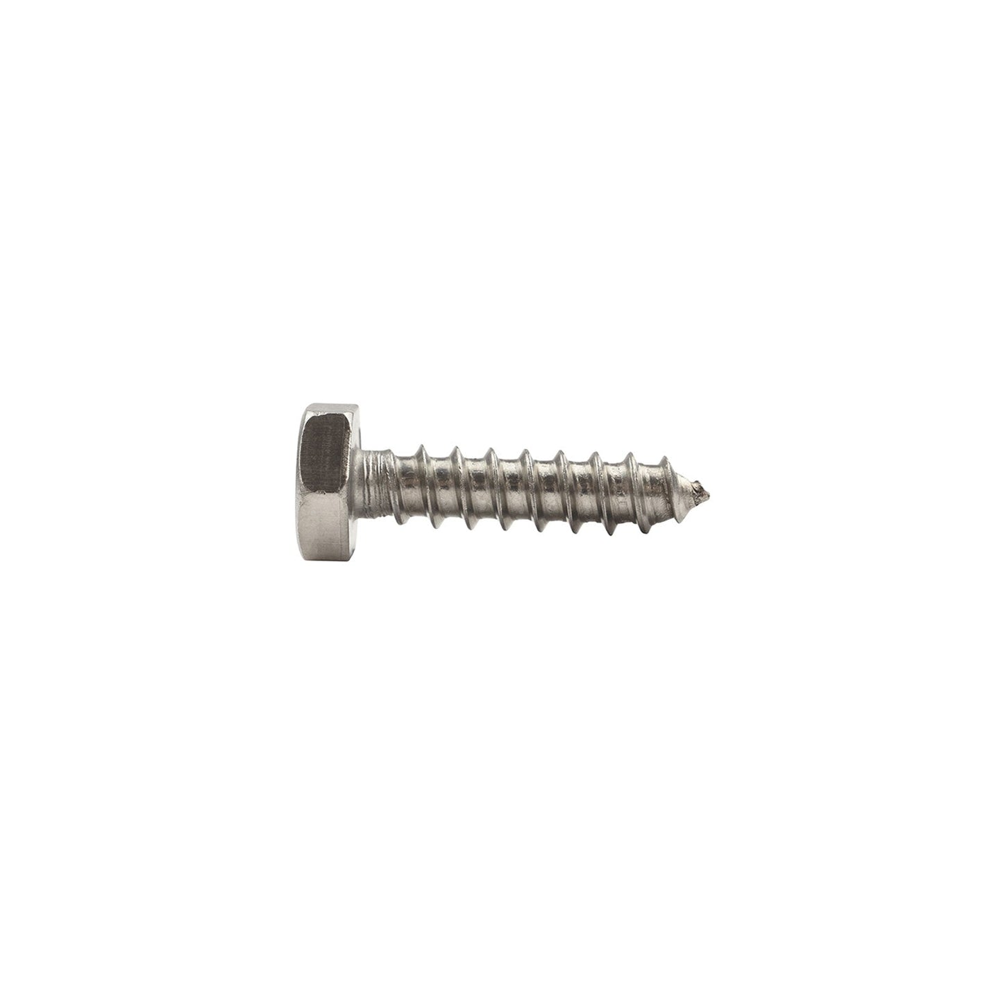 1/4"-10 x 1" Conquest Hex Head Lag Bolt for Wood - 304 Stainless Steel
