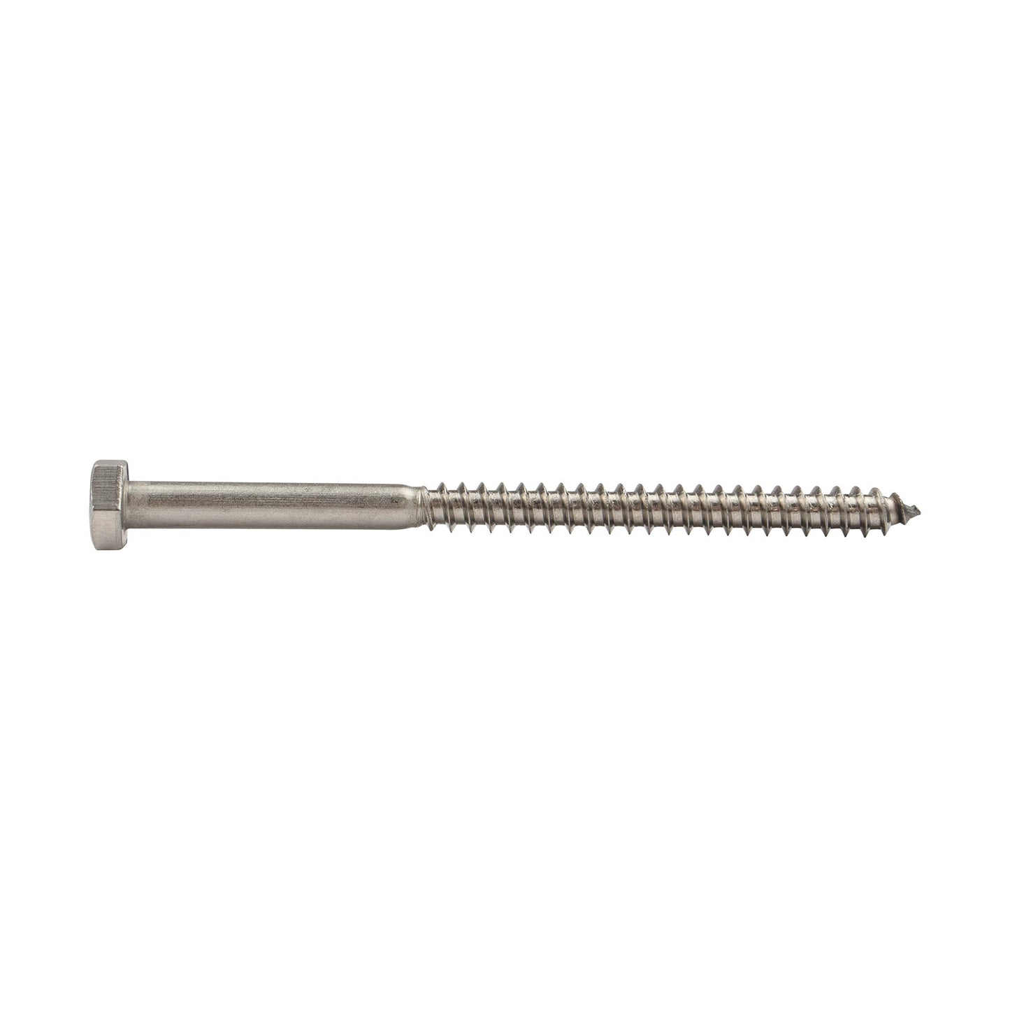 1/4"-10 x 4" Conquest Hex Head Lag Bolt for Wood - 304 Stainless Steel