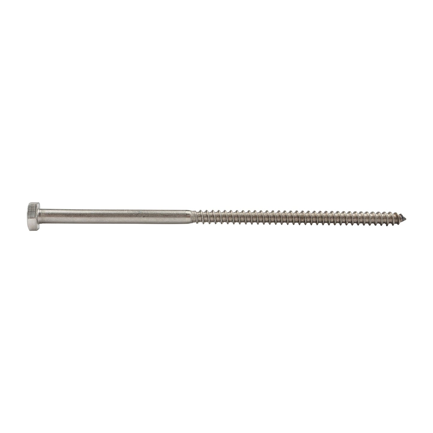 1/4"-10 x 6" Conquest Hex Head Lag Bolt for Wood - 304 Stainless Steel