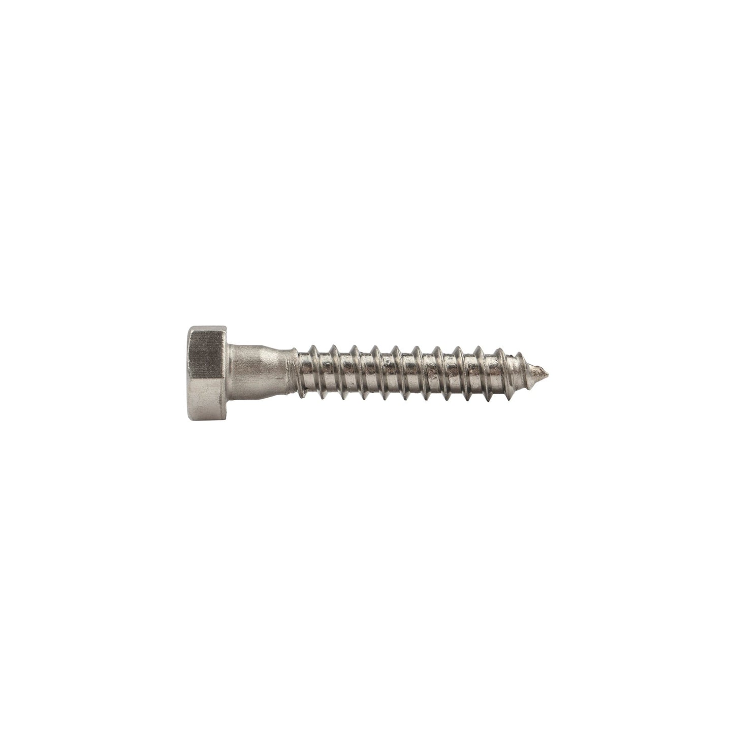 5/16"-9 x 1-3/4" Conquest Hex Head Lag Bolt for Wood - 304 Stainless Steel