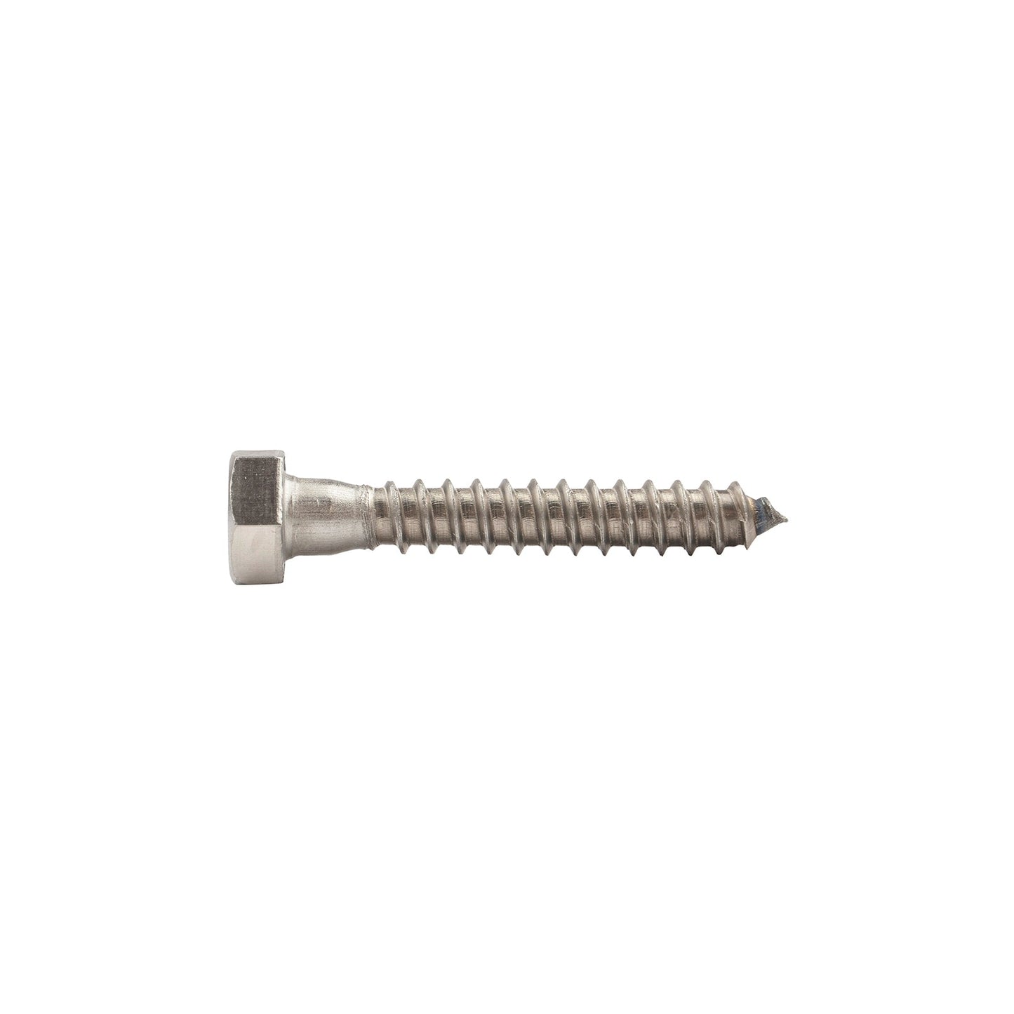 5/16"-9 x 2" Conquest Hex Head Lag Bolt for Wood - 304 Stainless Steel