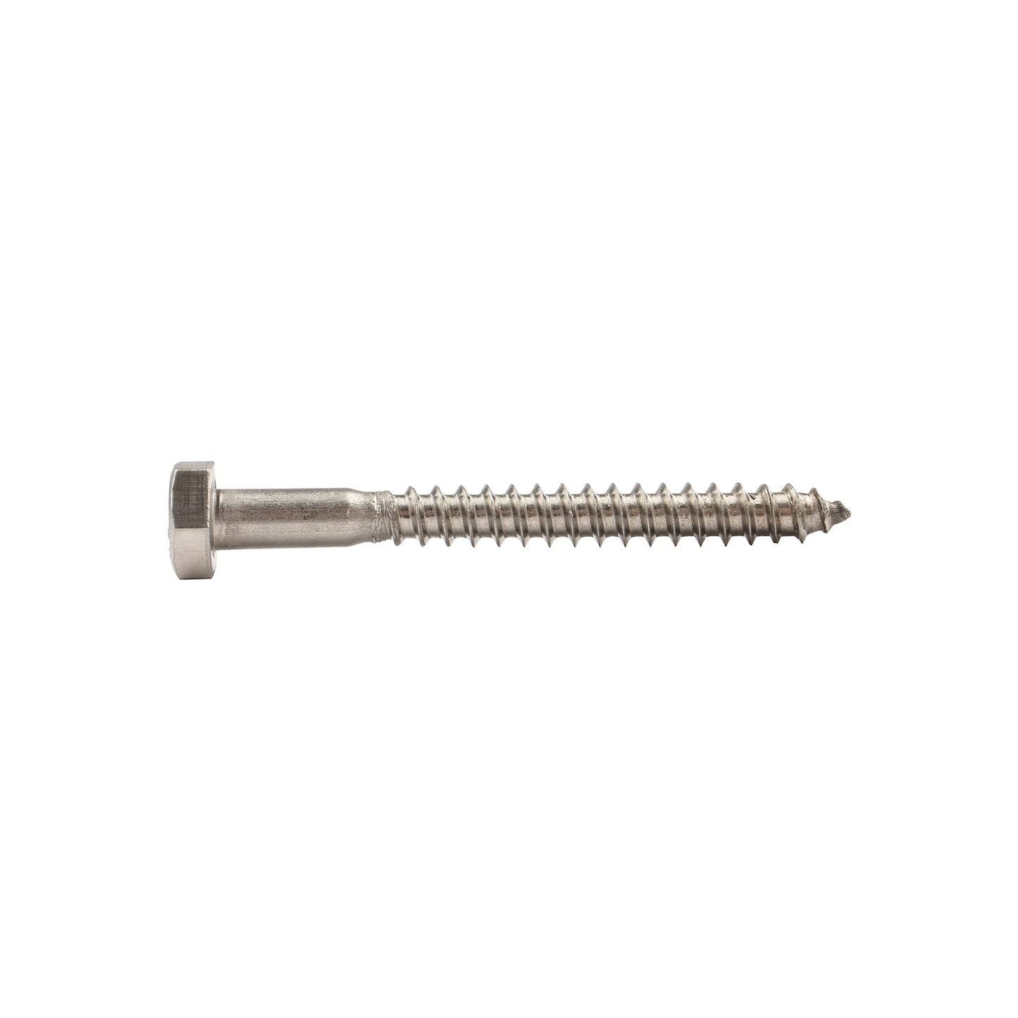 1/4"-10 x 2-1/2" Conquest Hex Head Lag Bolt for Wood - 316 Stainless Steel