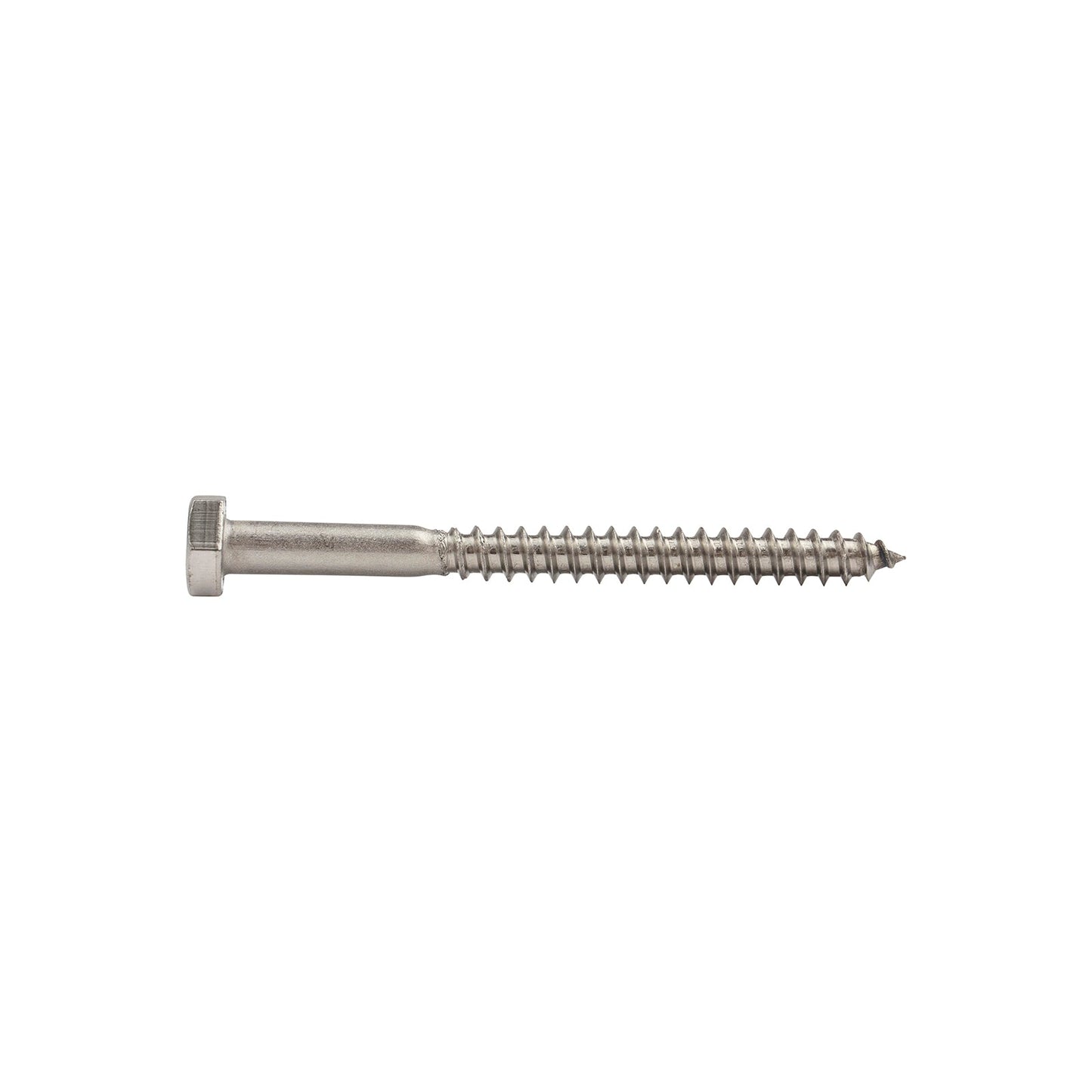 1/4"-10 x 3" Conquest Hex Head Lag Bolt for Wood - 316 Stainless Steel