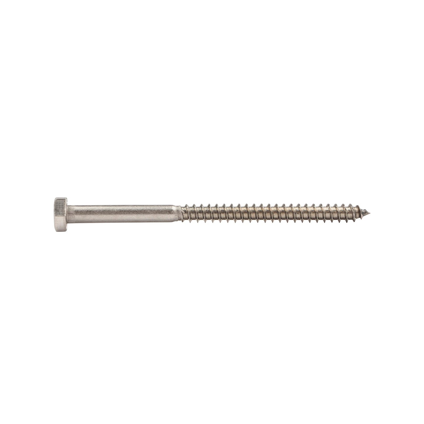 1/4"-10 x 4" Conquest Hex Head Lag Bolt for Wood - 316 Stainless Steel