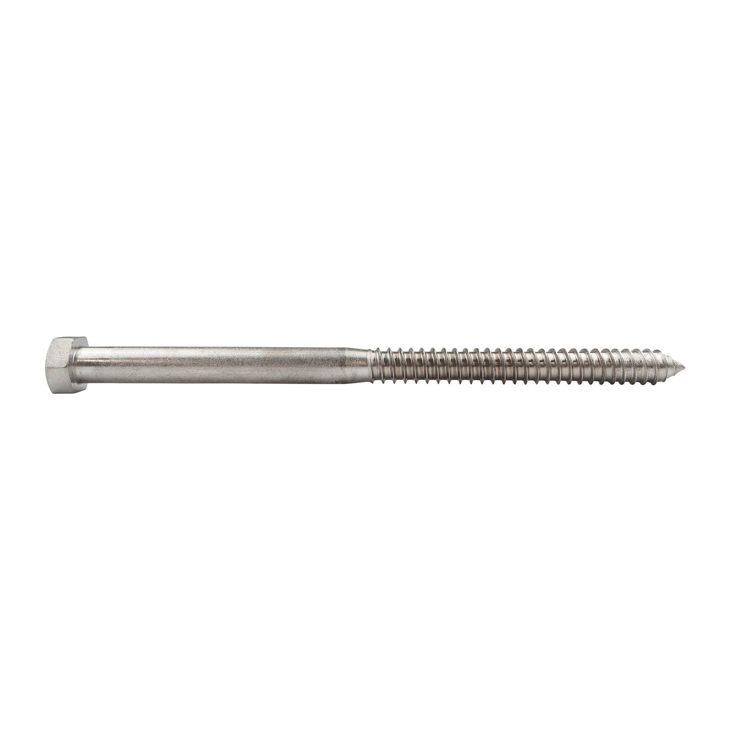 3/4"-4-1/2 x 12" Conquest Hex Head Lag Bolt for Wood - 316 Stainless Steel