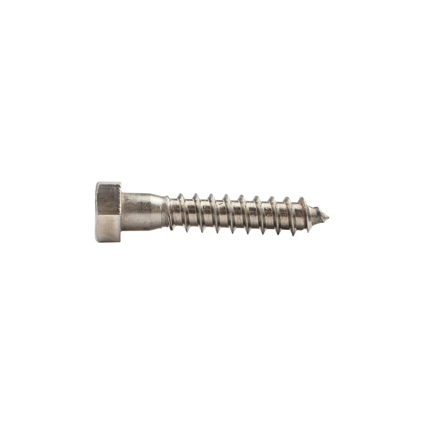 3/8"-7 x 2-1/2" Conquest Hex Head Lag Bolt for Wood - 316 Stainless Steel