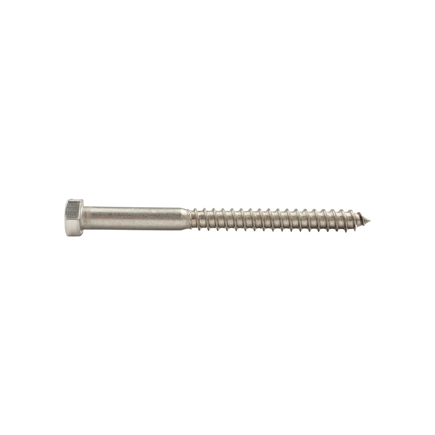 3/8"-7 x 4-1/2" Conquest Hex Head Lag Bolt for Wood - 316 Stainless Steel