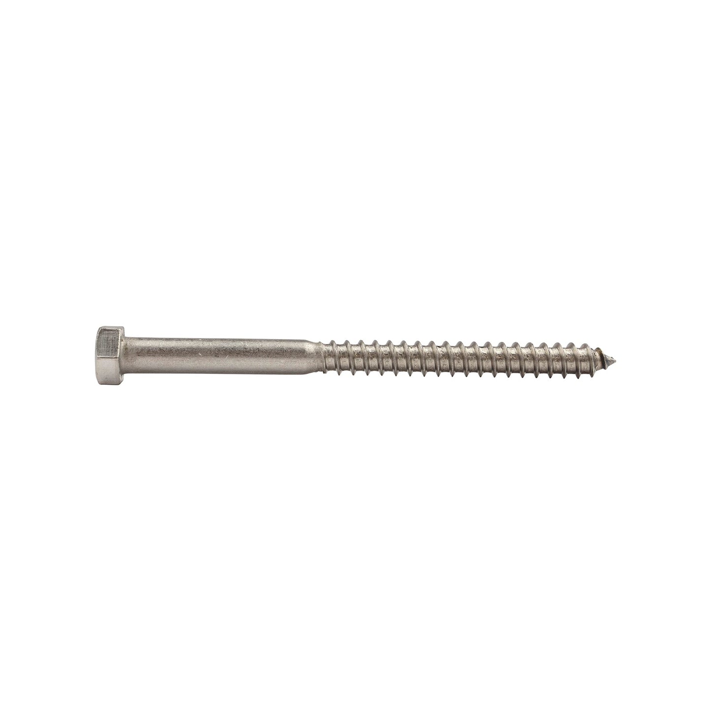 3/8"-7 x 5" Conquest Hex Head Lag Bolt for Wood - 316 Stainless Steel