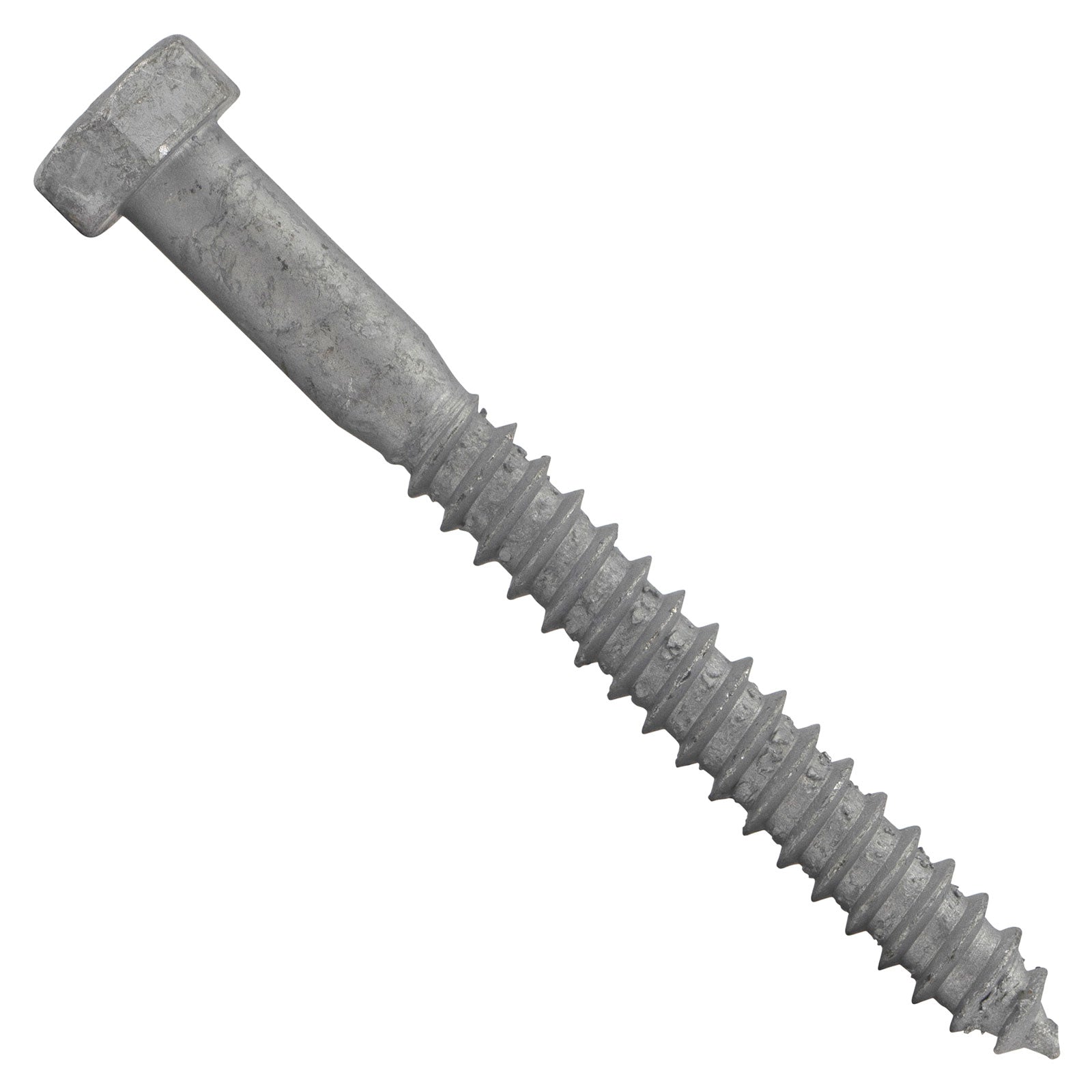 WARREN FASTENINGS 100 Pack 5/16 X 1-1/2 Hex Head Lag Bolts - Hot Galvanized Wood Screws