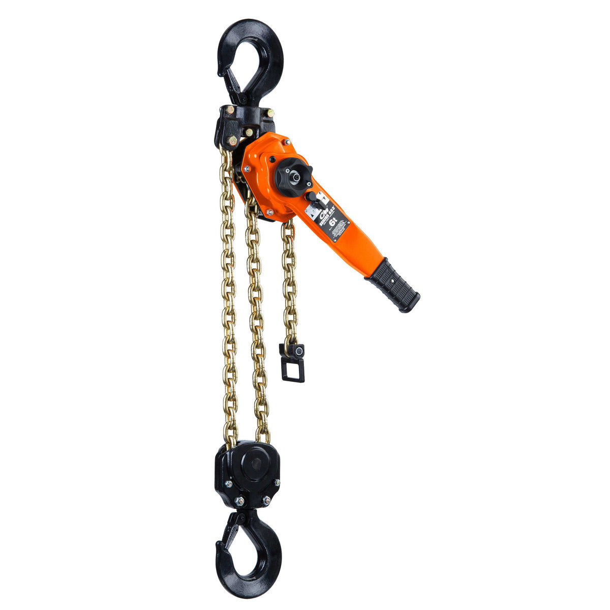 CM Series 653A Lever Chain Hoist - 6 ton x 15 feet