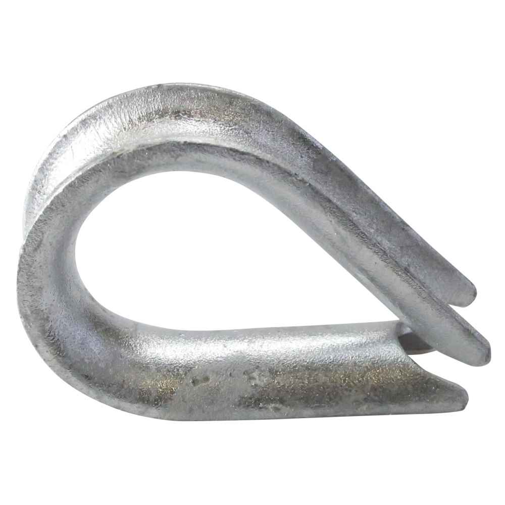 Crosby® 3/8" Galvanized Light Duty Open Wire Rope Thimble - G-408