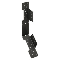 Simpson Strong-Tie LSCPC 18 Gauge Ornamental Adjustable Stringer Connectors - Black Powder Coat, ZMAX